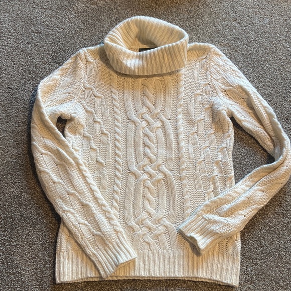 Ralph Lauren Sweaters - LAUREN RALPH LAUREN WOMENS CABLE KNIT TURTLENECK SWEATER SIZE SMALL